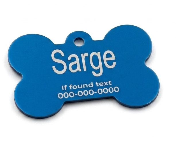 Engraved pet tags